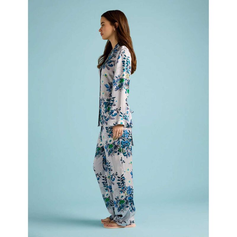 Papinelle x Karen Walker Love Letters Silk Wrap Pj image number 2